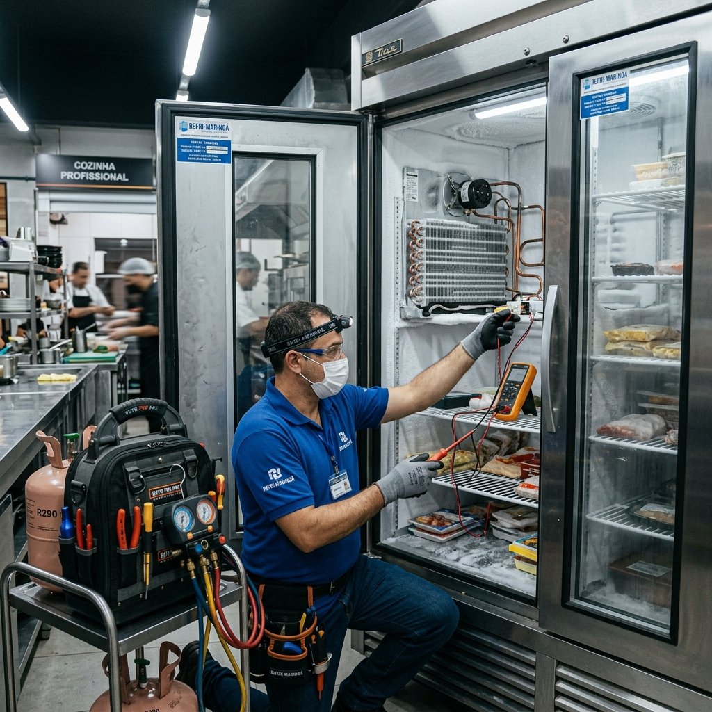 Reparo de freezer vertical em Sarandi