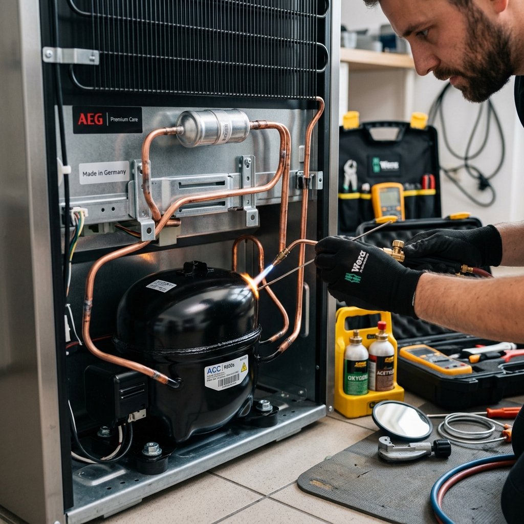 Troca de compressor de geladeira serviço especializado